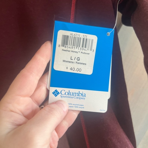 NWT Columbia Funnel Neck Hoodie - Picture 2 of 5